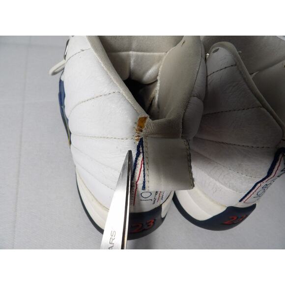 Jordan 12 Retro French Blue 2004 8.5 READ Restoration Project Condition Worn - Picture 4 of 16